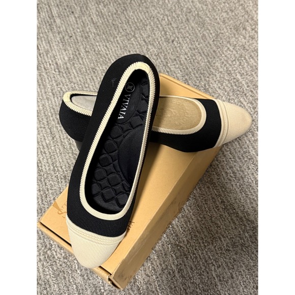 Vivaia Julie Pro Almond-Toe‎ Chunky Heels Pumps Arch Support US 7.5 EUR38.5 - Picture 4 of 12